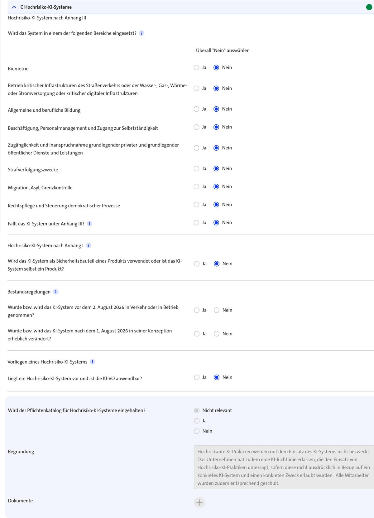 Screenshot aus DSN port