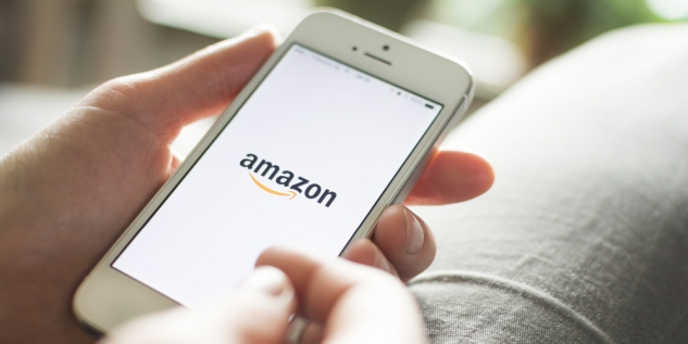 Amazon auf dem Handy.