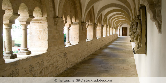 Kreuzgang im Dom zu Osnabrück.