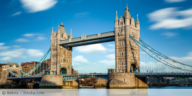 Tower-Bridge in London.