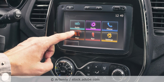 Multimediasystem im Auto