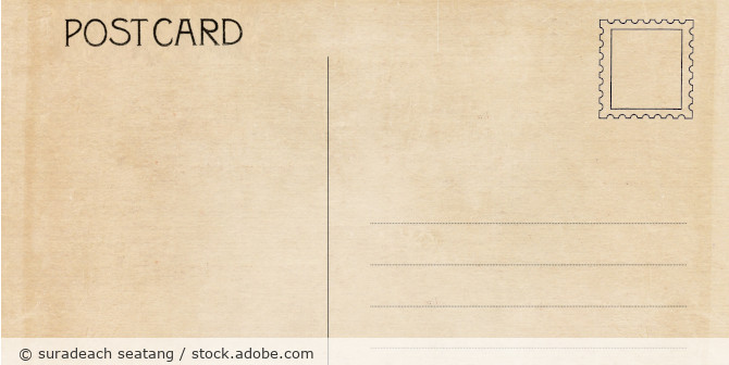 Alte Postkarte.
