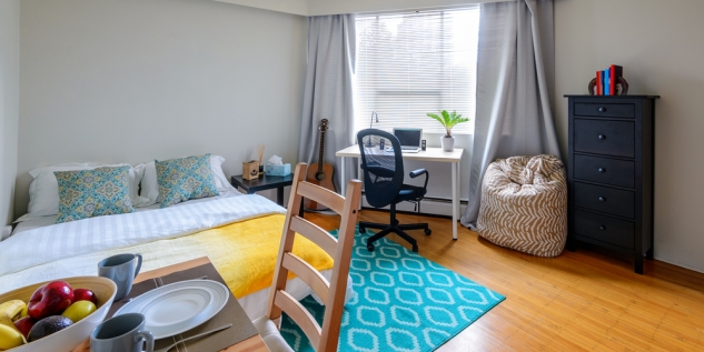 Ein Studentenzimmer.