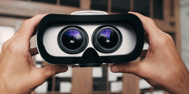 Eine VR-Brille.
