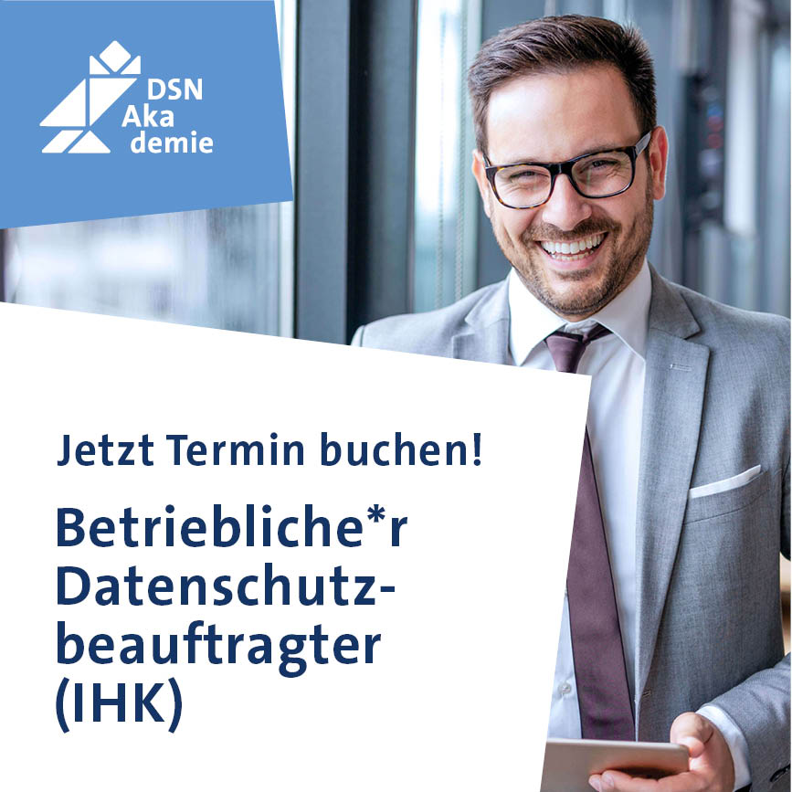Seminarwerbung Betrieblicher Datenschutzbeauftragter (IHK)