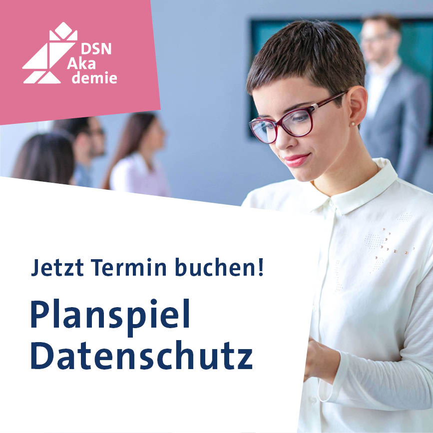 Seminarwerbung Planspiel Datenschutz