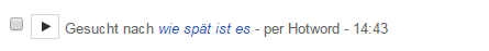 Screenshot von googlenow